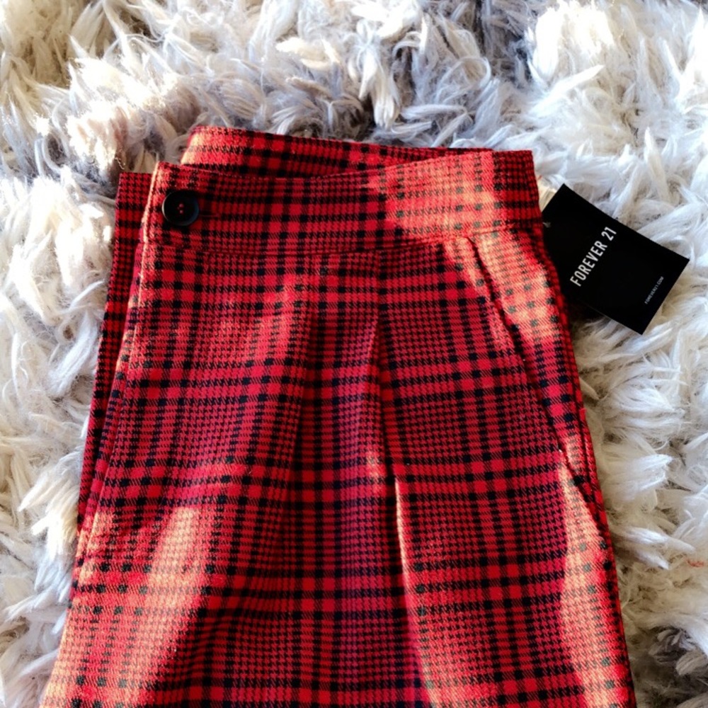 Red Plaid Pant sz. M